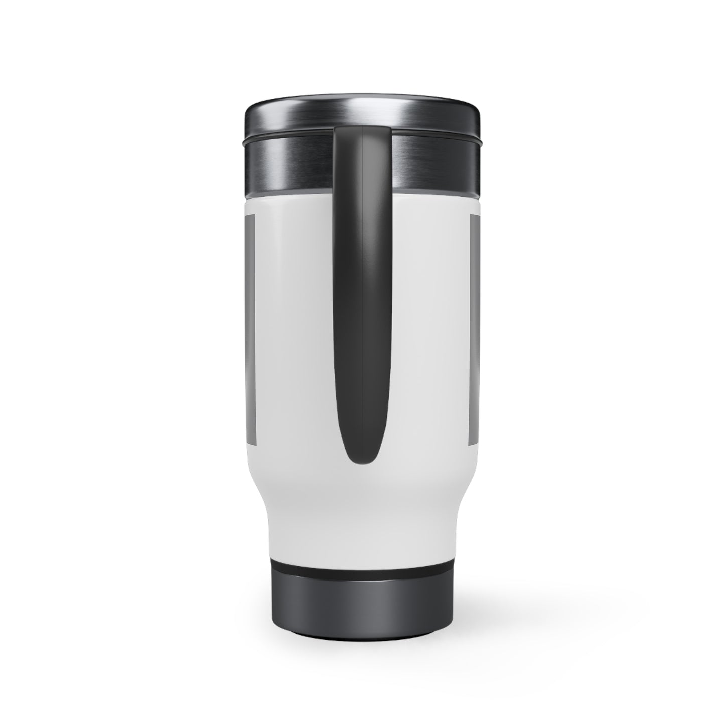 Never Say Die Stainless Steel Travel Mug with Handle, 14oz