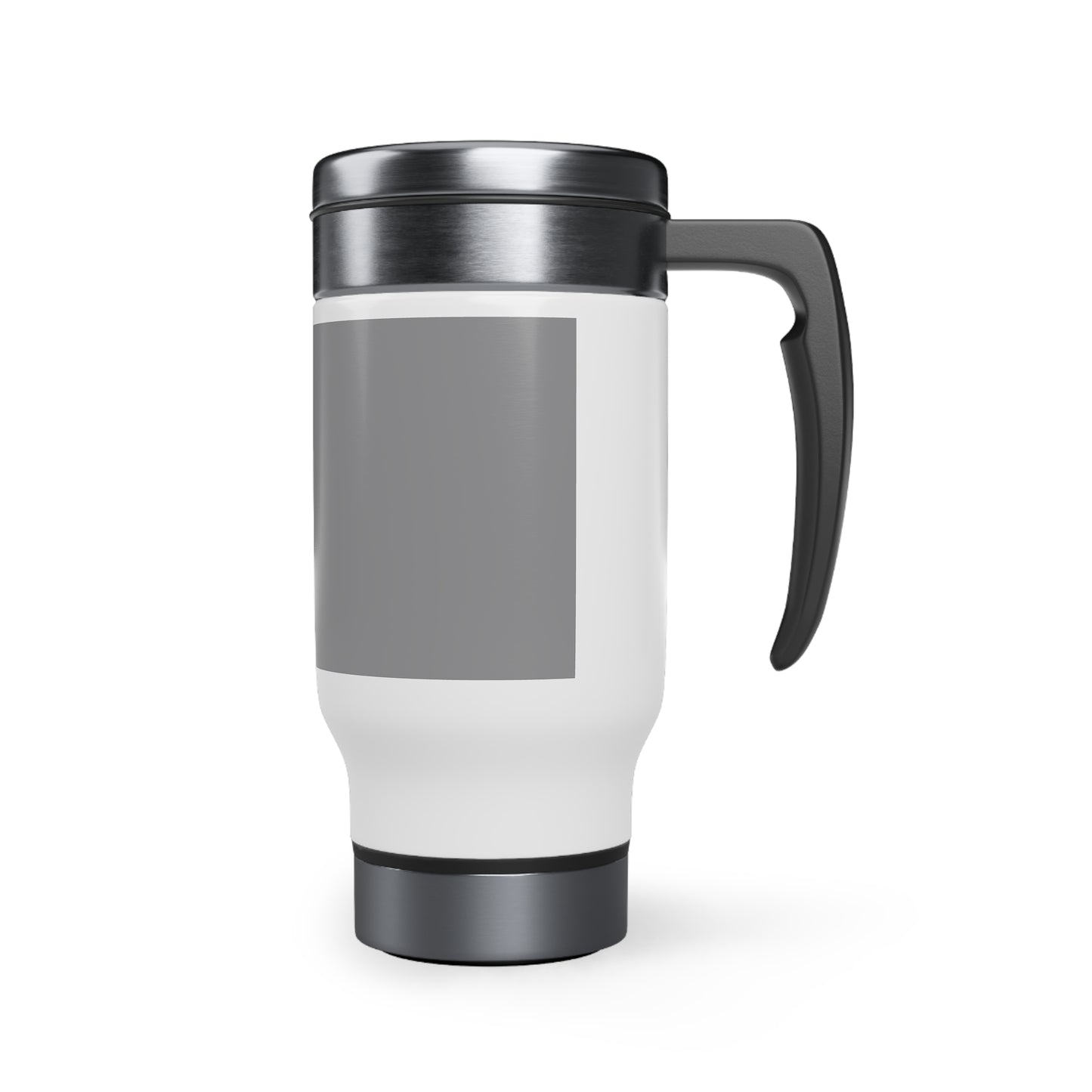 Never Say Die Stainless Steel Travel Mug with Handle, 14oz